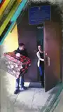 Большая коробка-сюрприз с подарками и шарами внутри КОРОБКА СЮРПРИЗ