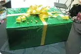 Большая коробка-сюрприз с подарками и шарами внутри КОРОБКА СЮРПРИЗ