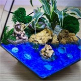 Додэкаэдр с тропиками, водоёмом и рыбаком Flo02