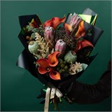 Мужской букет цветов на 23 Февраля, 9 мая flow23