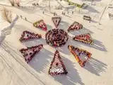 Новогодний флешмоб Дедов Морозов НГ21