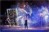 Огненная надпись, горящее сердце и фаер шоу на 14 Февраля ЧФ9