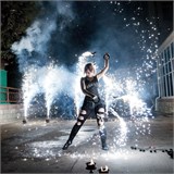 Пиротехническая огненная надпись, огненное шоу на заказ С08Х14НГ8ДФ18ВМ29РМ13Ш10ПД30