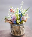 Подарочная корзина с цветами и подарками на Ваш выбор ЧФ14ВМ26ПД18