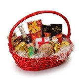 Подарочная корзина с цветами и подарками на Ваш выбор ЧФ14ВМ26ПД18