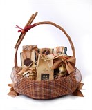 Подарочная корзина с цветами и подарками на Ваш выбор ЧФ14ВМ26ПД18