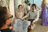 Профессиональный художник - шаржист на мероприятие А6