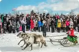 Чукотские ряженые с традиционными шествиями на масленицу МАСЛЕНИЦА4