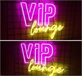 Неоновая надпись VIP lounge 40 на 30 см НЕОН 1 - фото 4957 Неоновая надпись VIP lounge 40 на 30 см НЕОН 1 - фото 4957