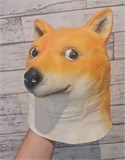 Карнавальная маска мем-собаки "догкоин" ДОГКОИН Карнавальная маска мем-собаки "догкоин" ДОГКОИН