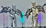 Зеркальные люди на Welcome ЗЕРКАЛЬНЫЕ