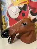 Карнавальная маска лошади - коричневая Лошадь2