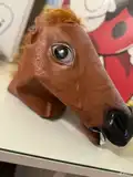 Карнавальная маска лошади - коричневая Лошадь2