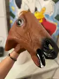 Карнавальная маска лошади - коричневая Лошадь2