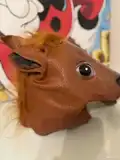 Карнавальная маска лошади - коричневая Лошадь2